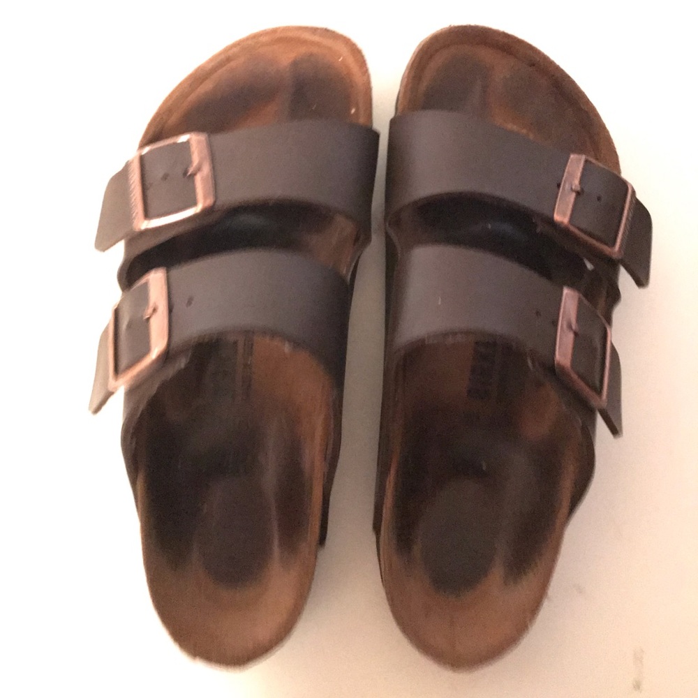 Brown Two Strap Birkenstocks